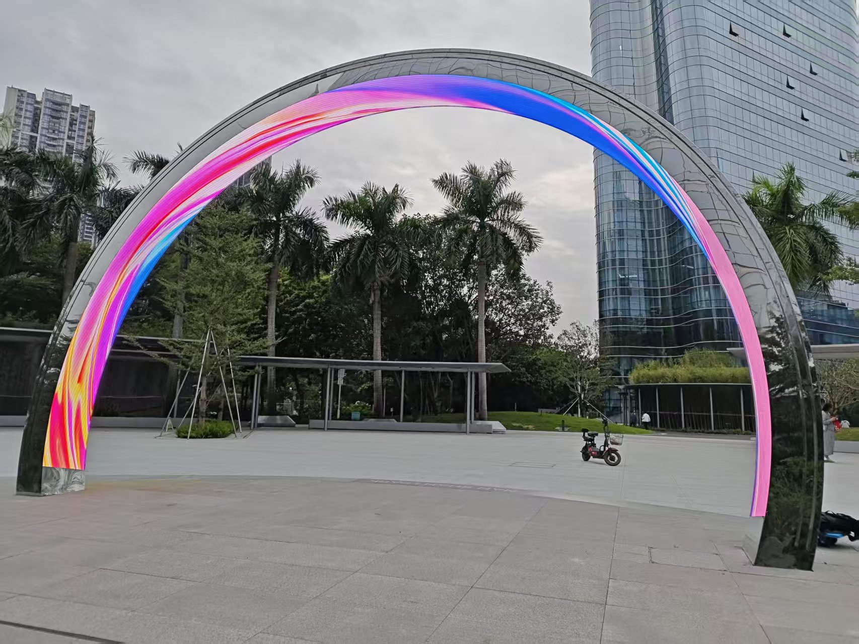 深圳南山区门头大屏显示